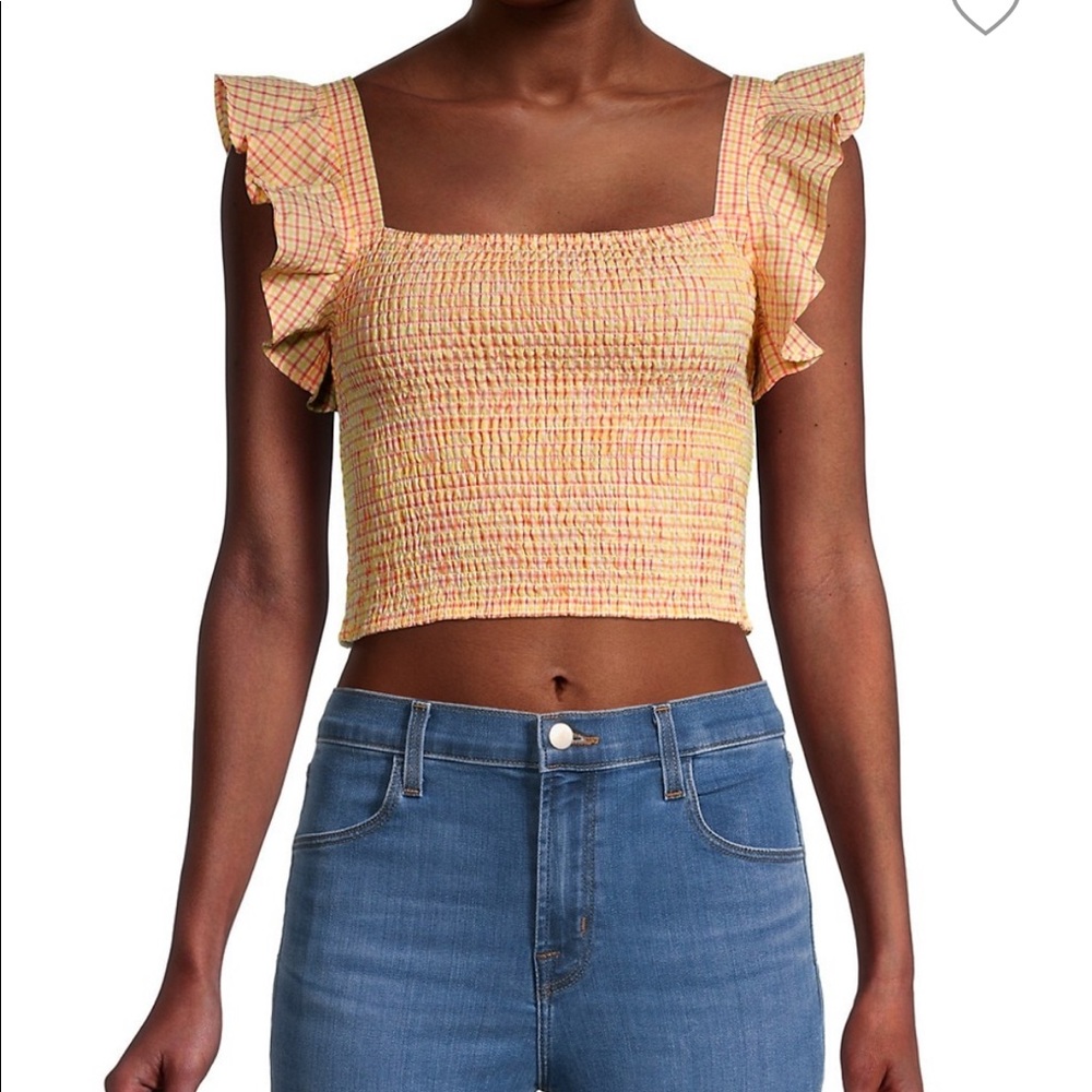 BB Dakota Smock me out crop top